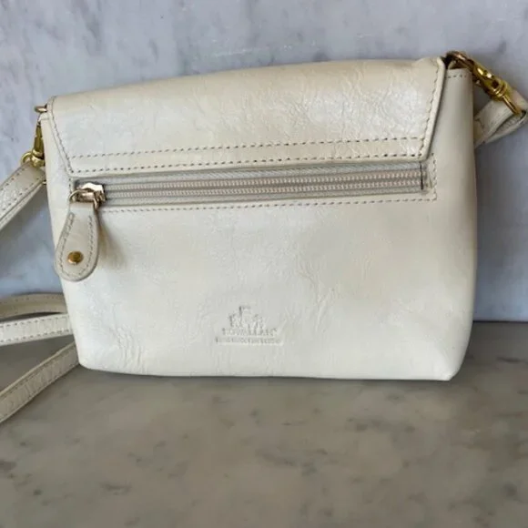 ROWALLAN Crossbody/Clutch Leather Off White - Picture 6 of 15